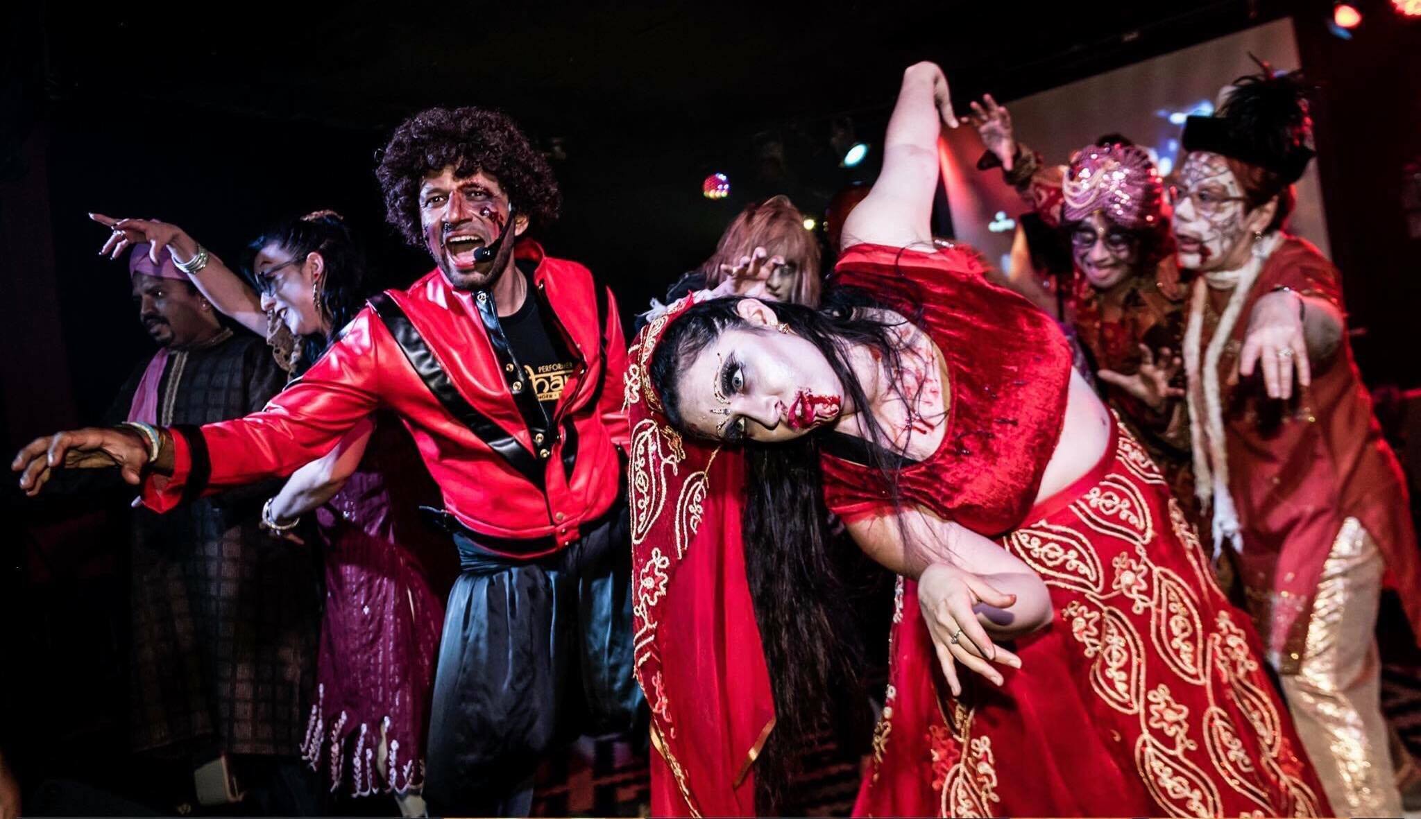 Tuesday Salsa Halloween night with Lynn and Mark