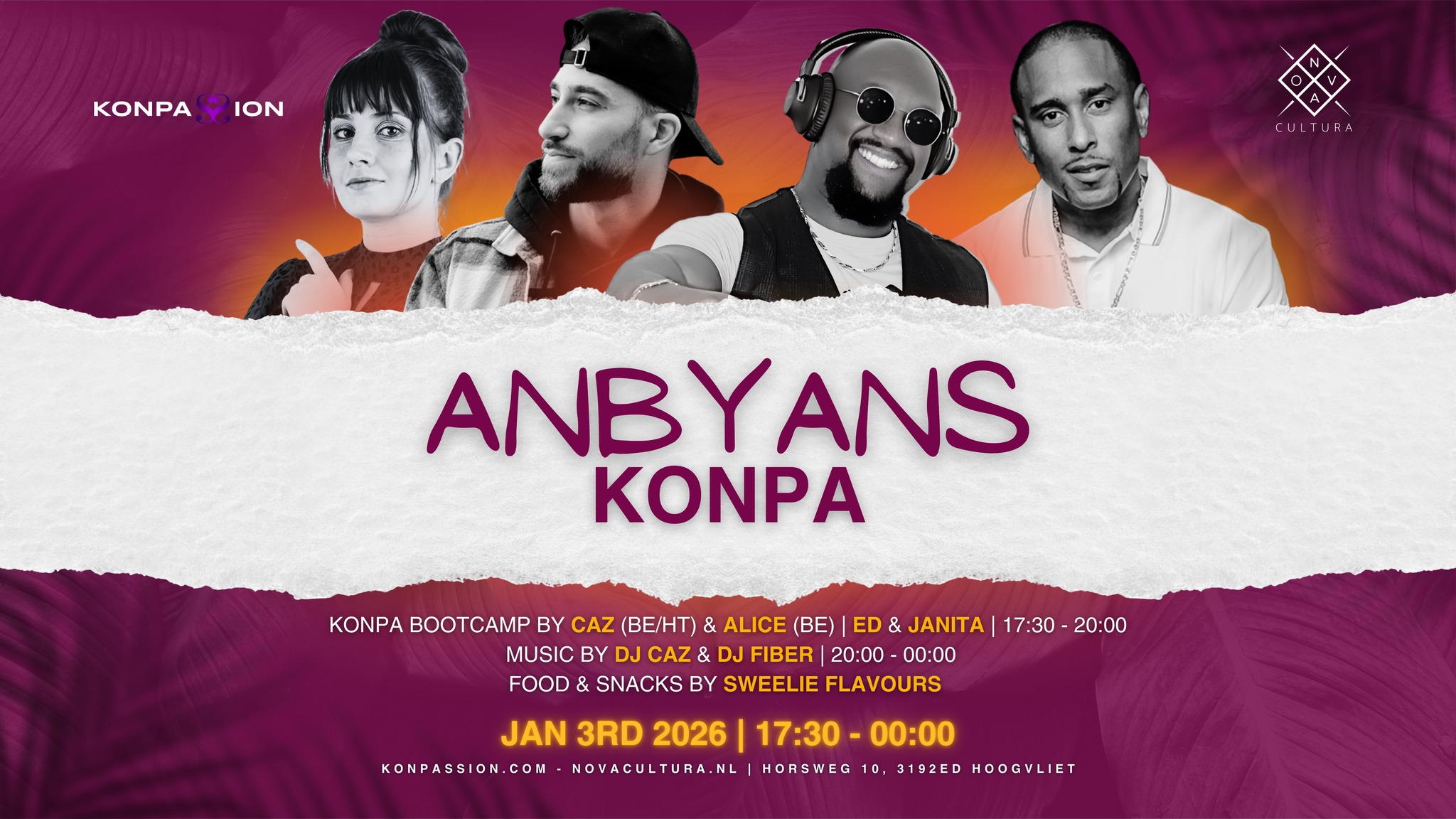 Anbyans Konpa January Edition Bootcamp & Party