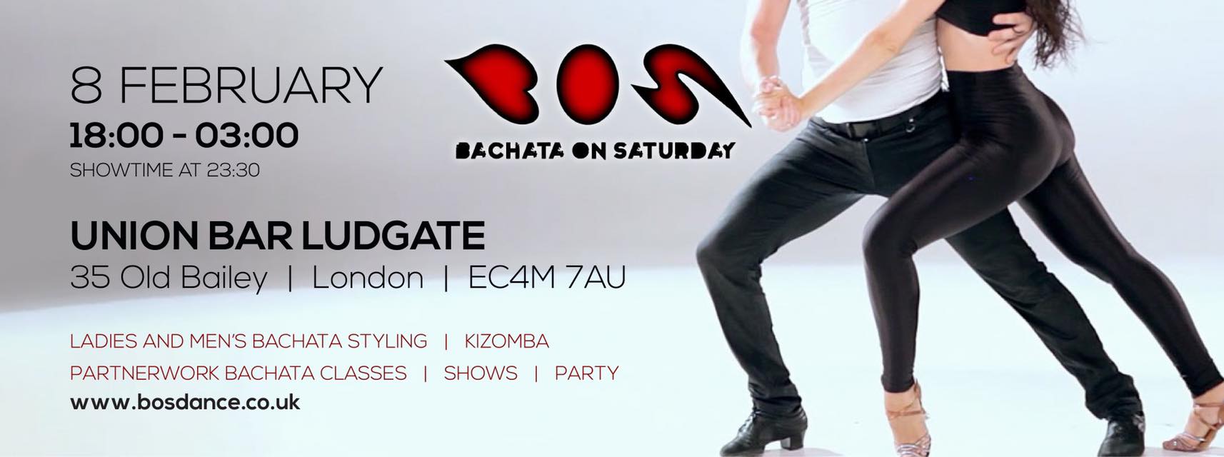 BOS - Bachata On Saturday - Union Bar Ludgate