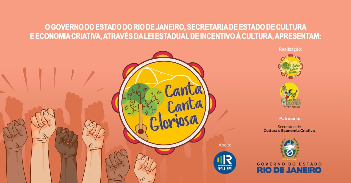 GLORIOSA RODA DE SAMBA PROJETO CANTA CANTA GLORIOSA GRÁTIS