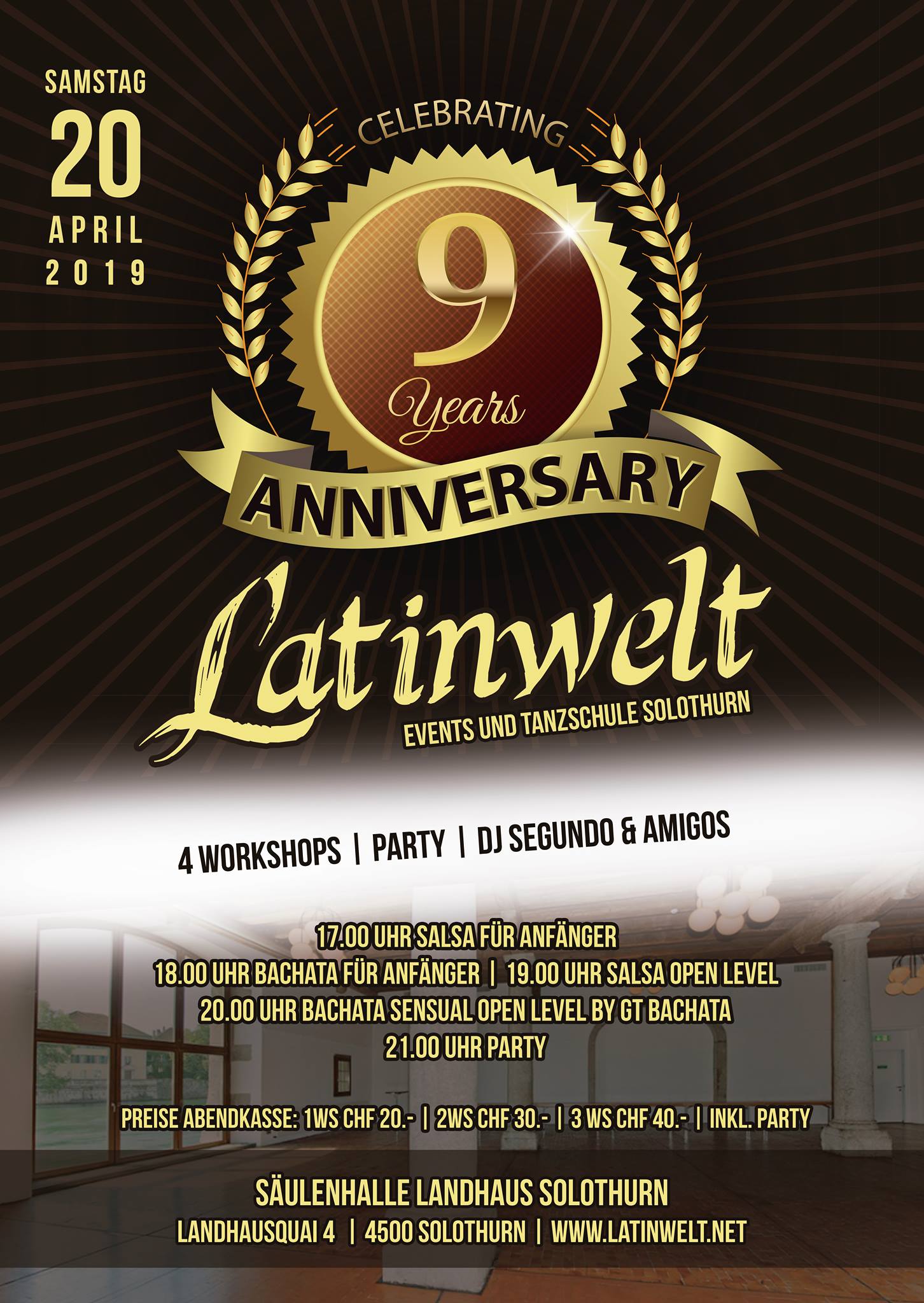 9. Latinwelt Jubiläumsparty, Solothurn