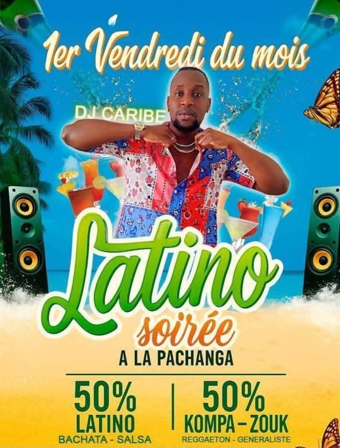 Soirée 50% latino - 50% Kompa Zouk Reggaeton - 1er vendredi du mois
