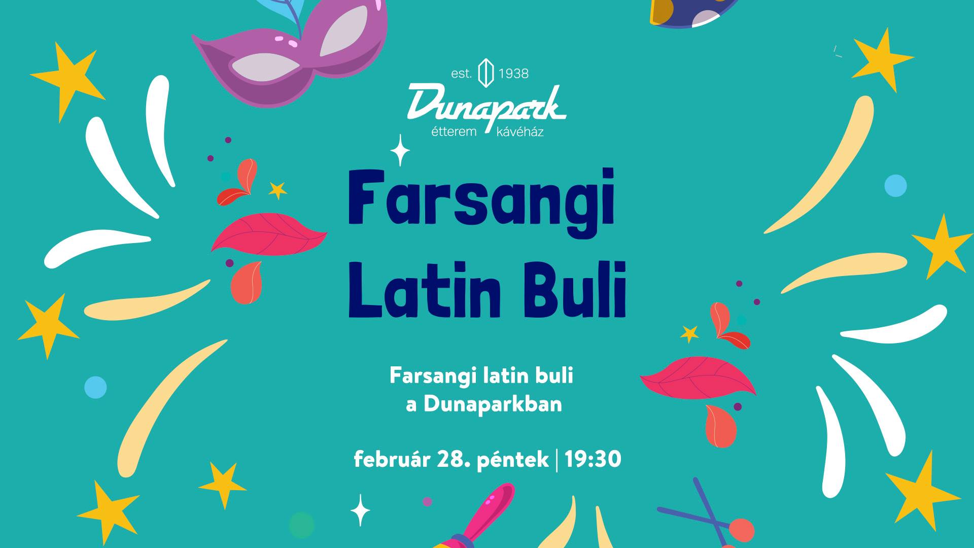 Farsangi latin buli a Dunaparkban
