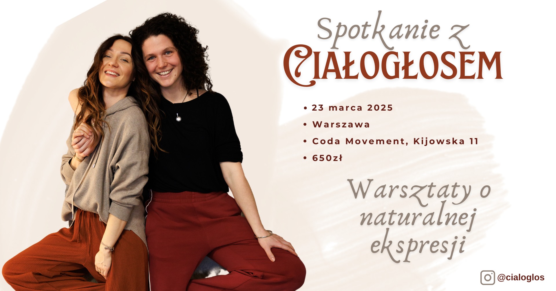 Spotkanie z Ciałogłosem - warsztaty o naturalnej ekspresji Warszawa