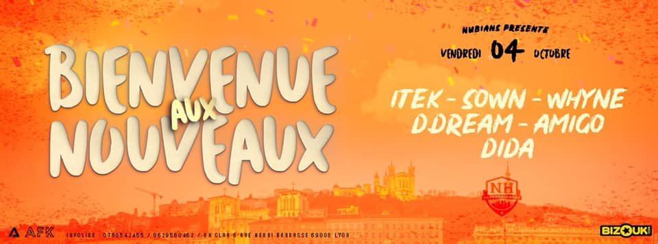 Bienvenue Aux Nouveaux - Ven 4 Oct