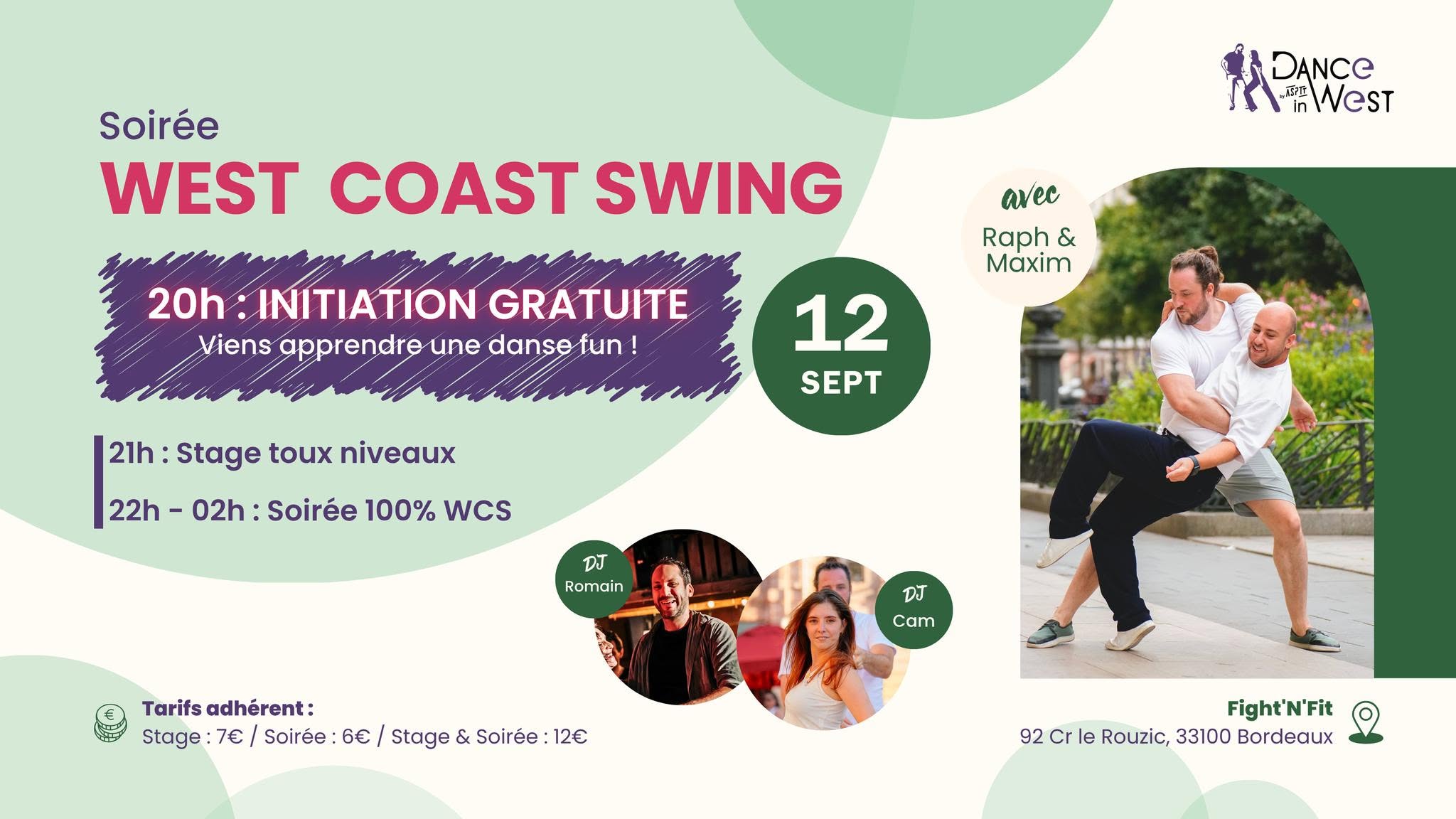 Initiation & Soirée 100% West - Première de la saison! 😍
