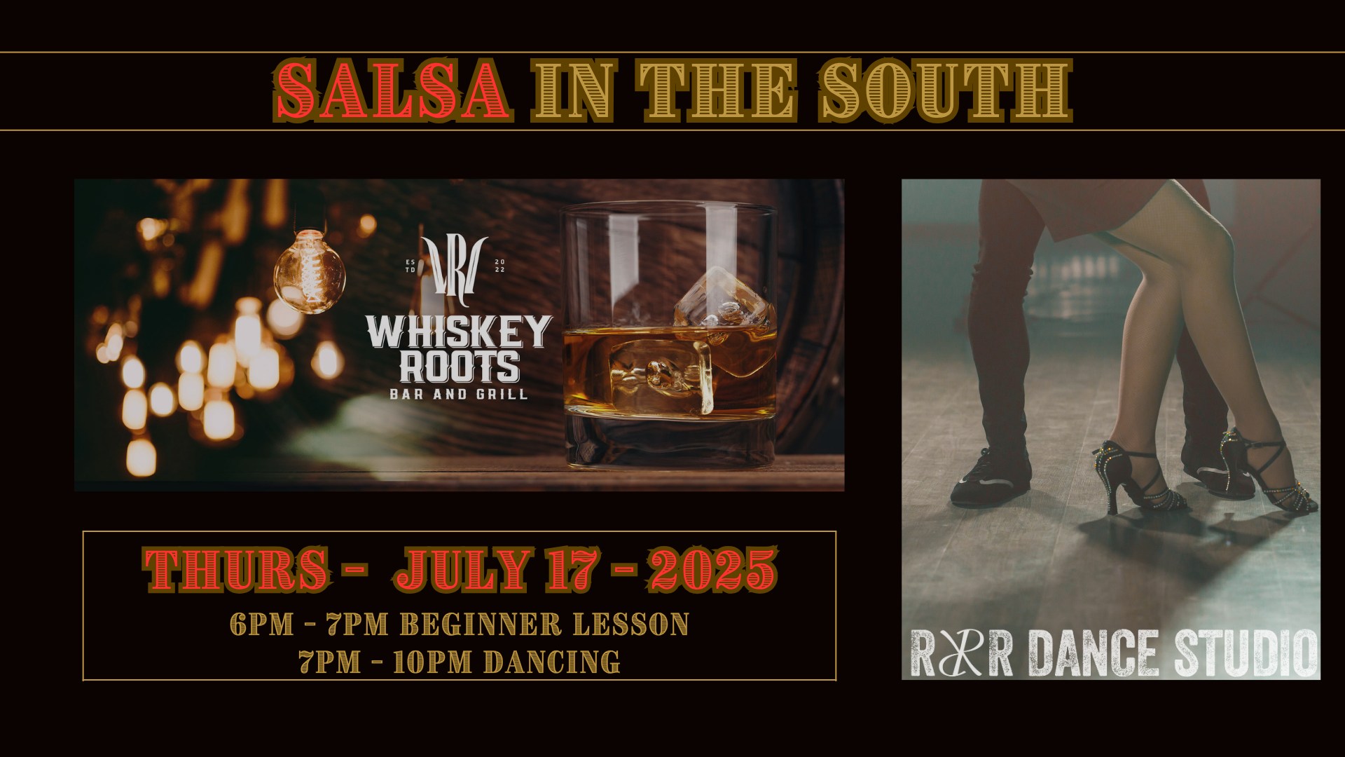 "Salsa In The South" - Latin Night at Whiskey Roots