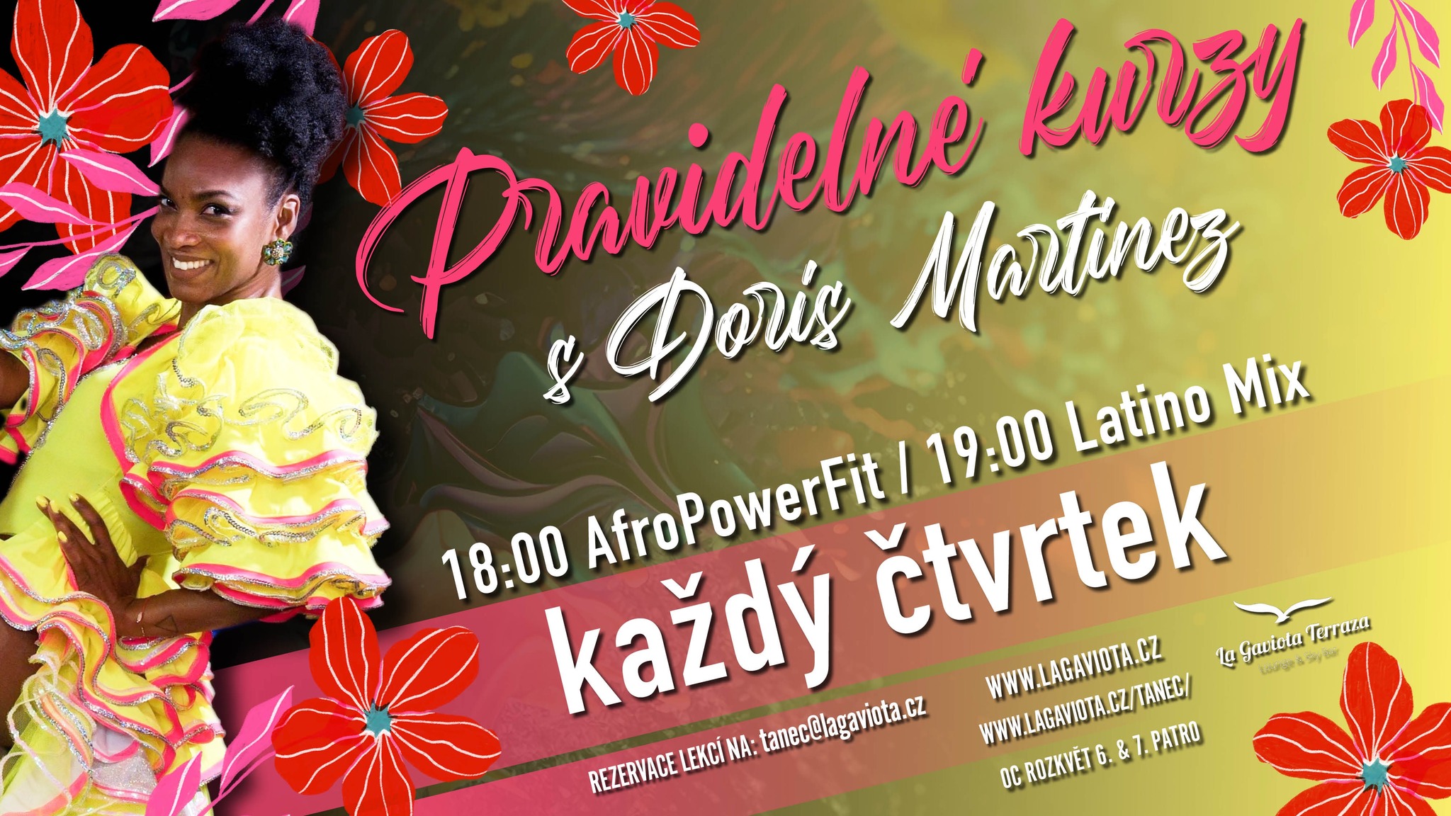 Pravidelné Kurzy tance s Doris Martínez