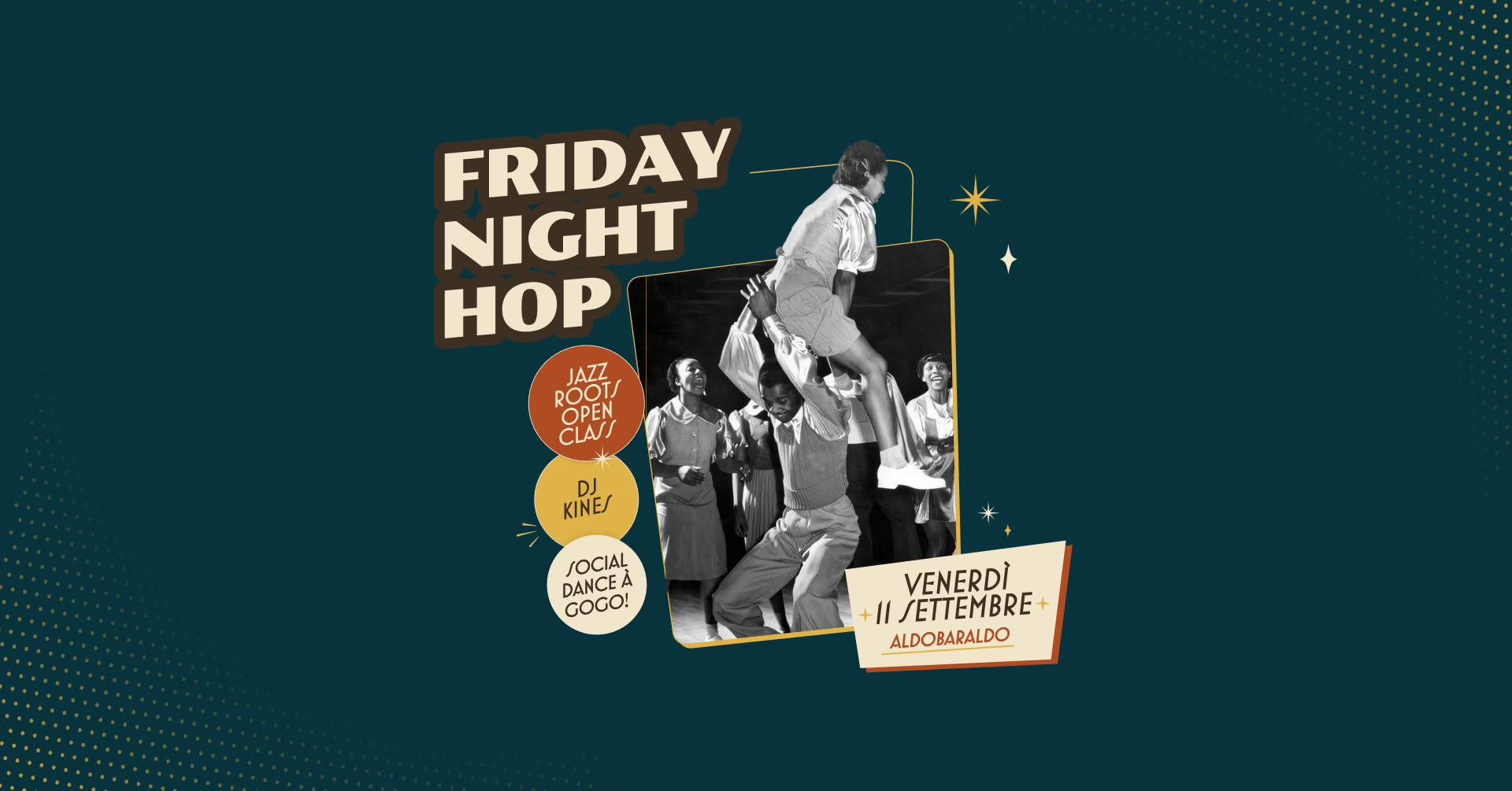 FRIDAY NIGHT HOP: SI APRE LA NUOVA STAGIONE! Feel Good Swing