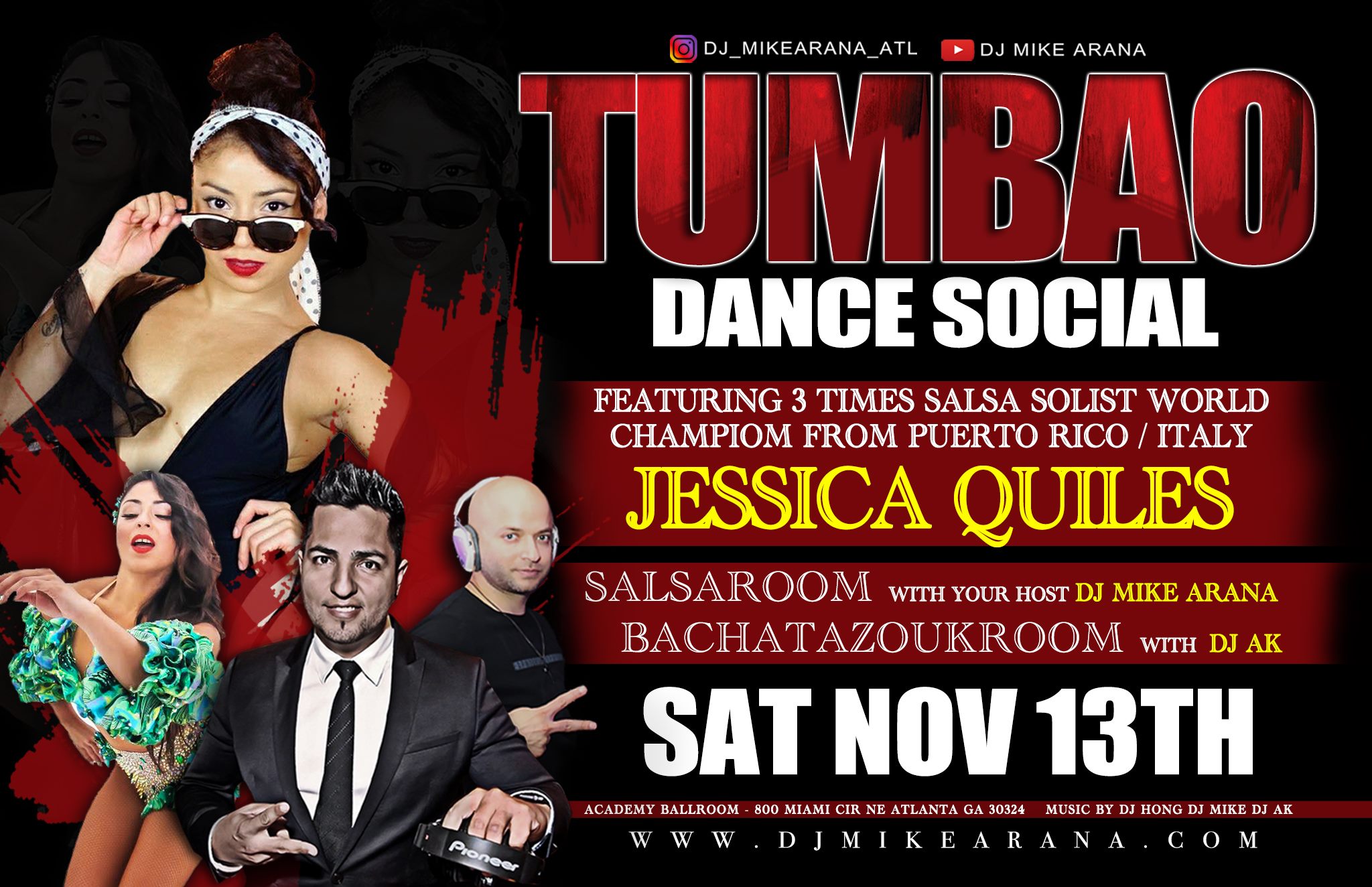 TUMBAO Dance Social Ft. World Champion Jessica Quiles