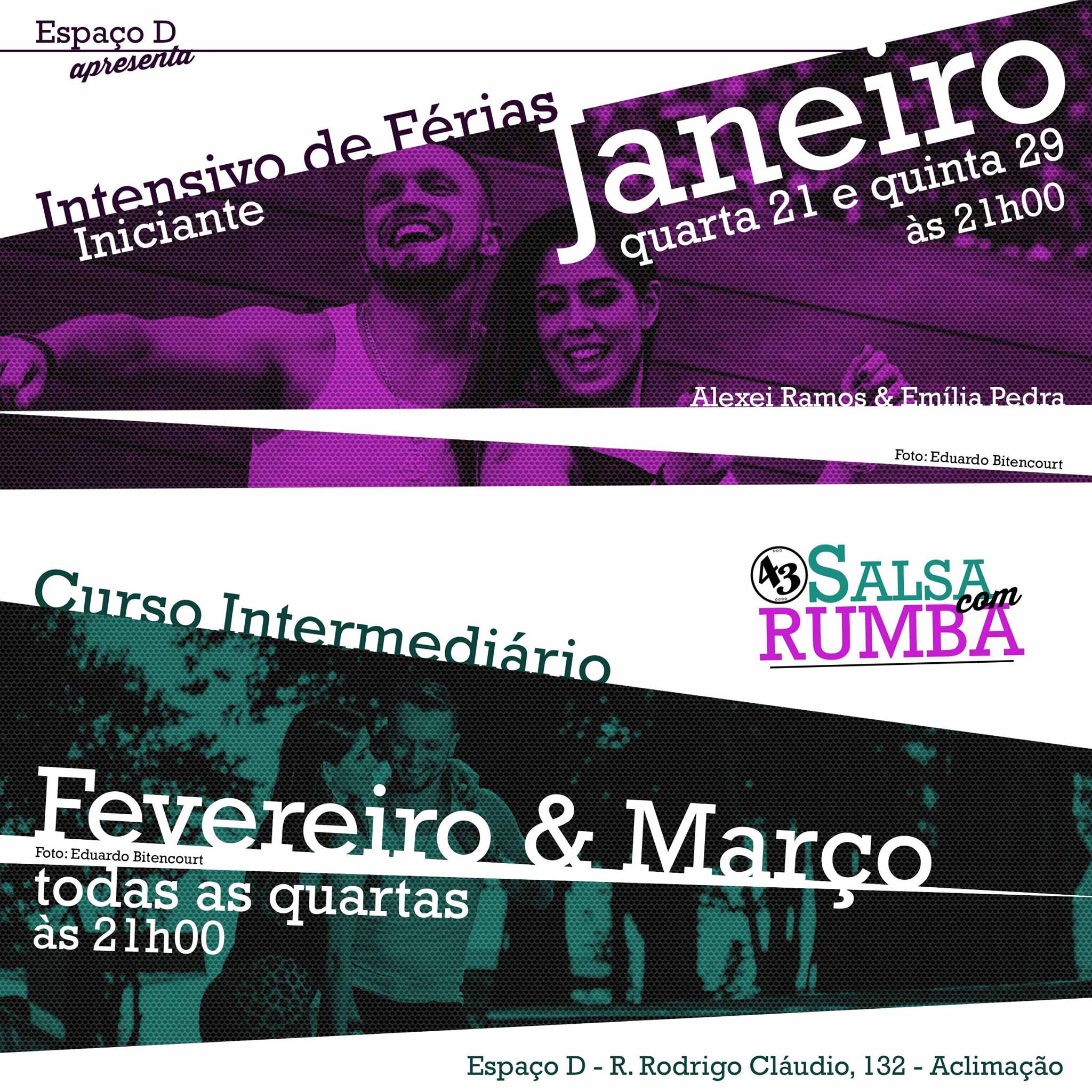 Salsa com Rumba Iniciante intermediário