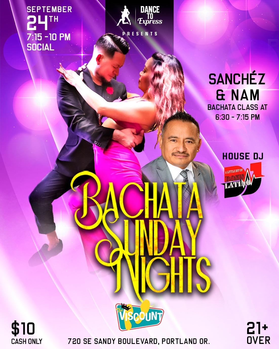 Sunday Bachata Nights by Dance_to__Express