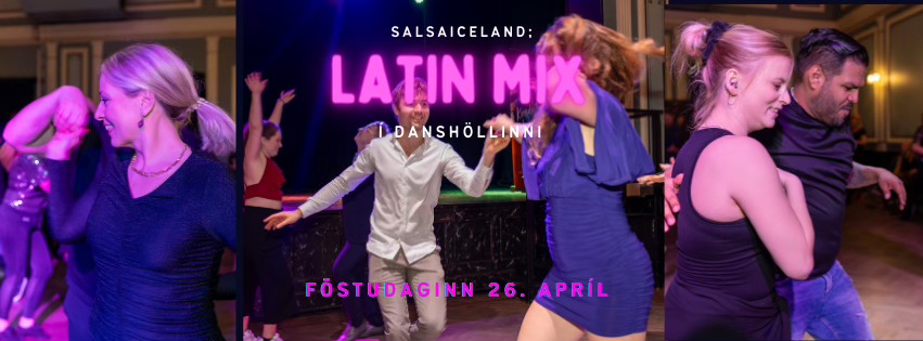 Latin Mix Night with SalsaIceland Friday April 26th