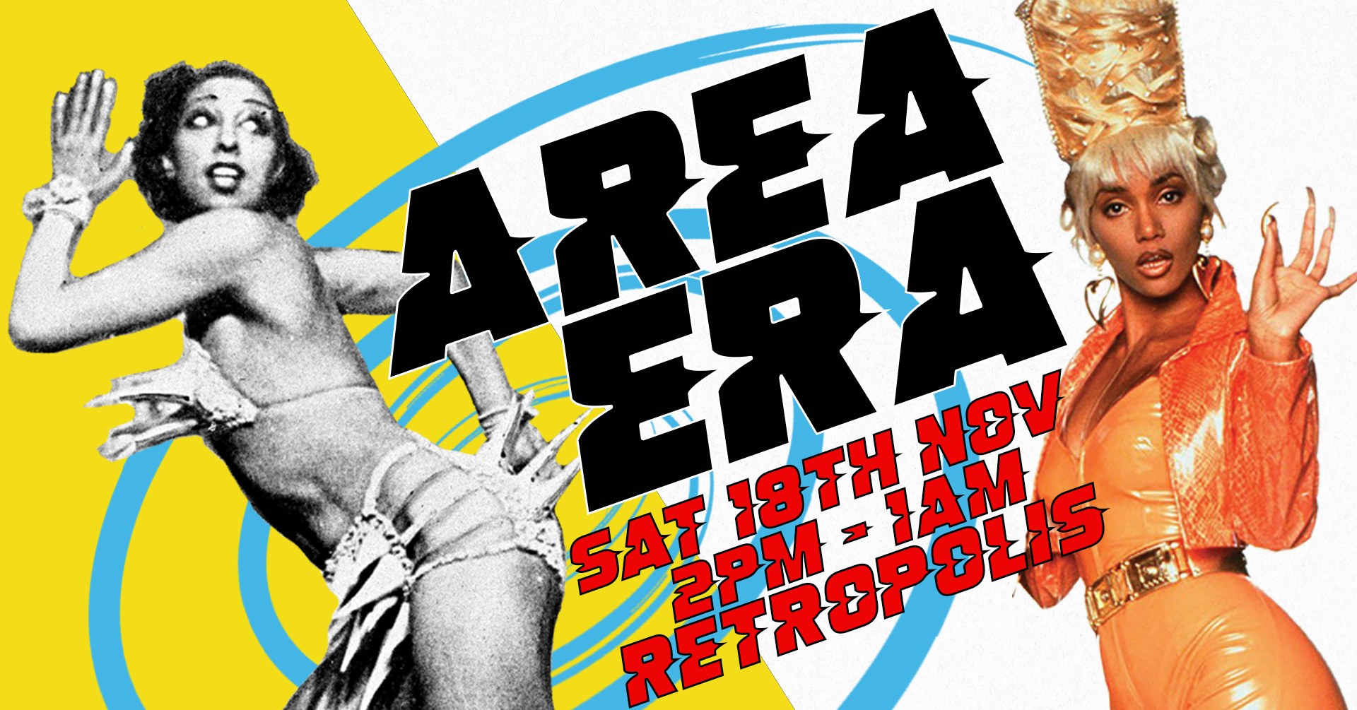 AREA ERA - A TIME TRAVEL PARTY SPANNING 100 YEARS