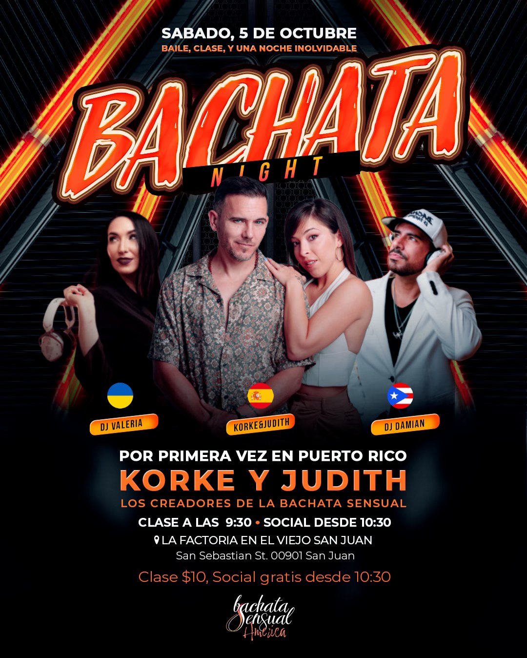 Bachata Night in Puerto Rico @ La Factoría