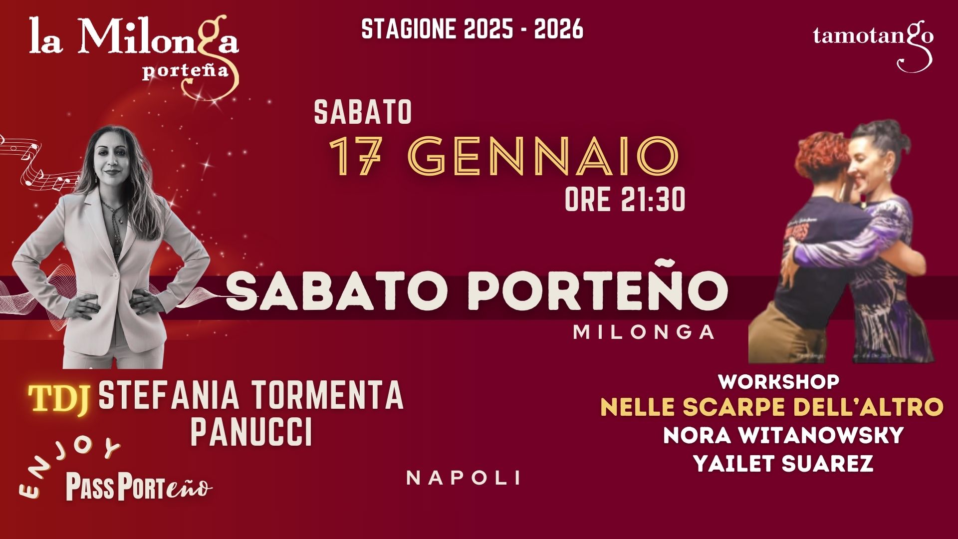 Sabato Porteรฑo - TDJ Stefania Tormenta Panucci