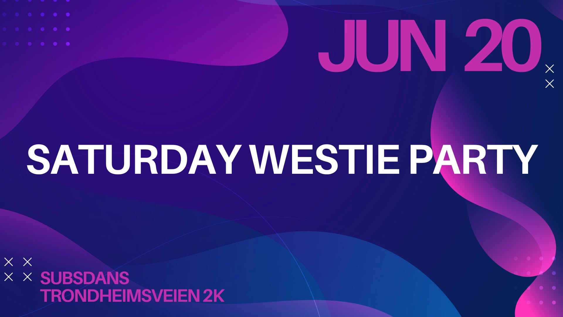 Saturday Westie Party 20.06