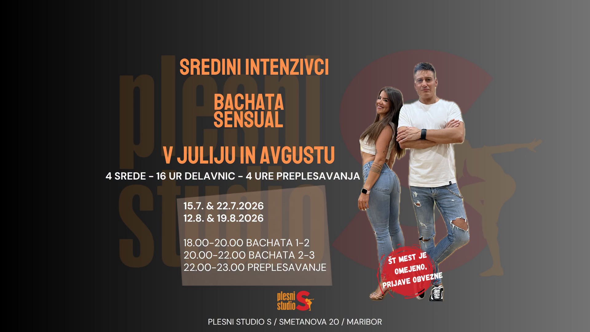 POLETNI INTENZIVCI BACHATE V MARIBORU