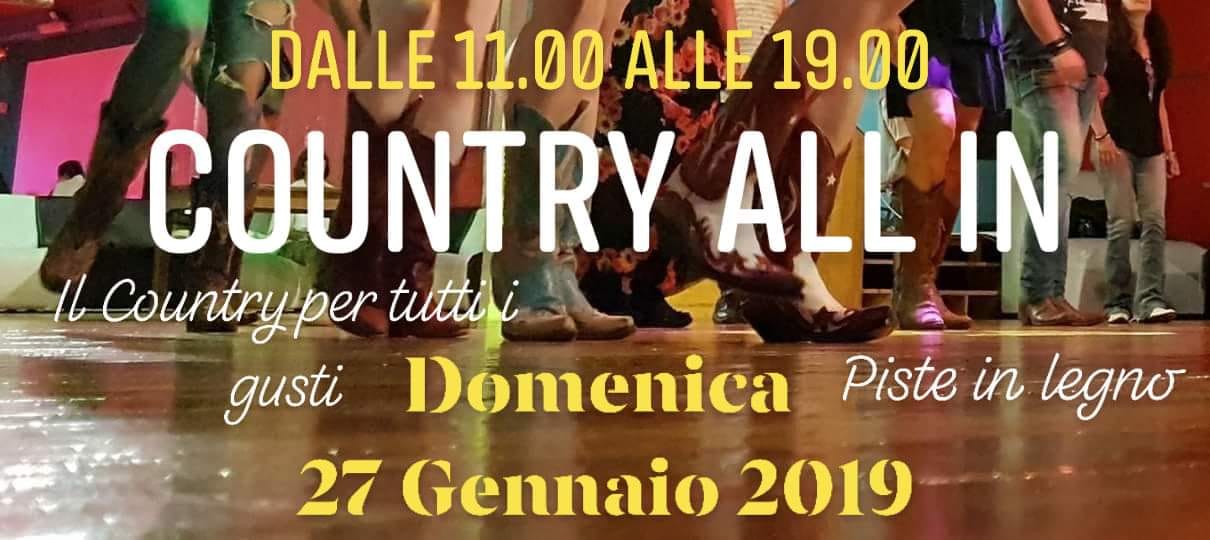 Country All In - 27 gennaio 2019