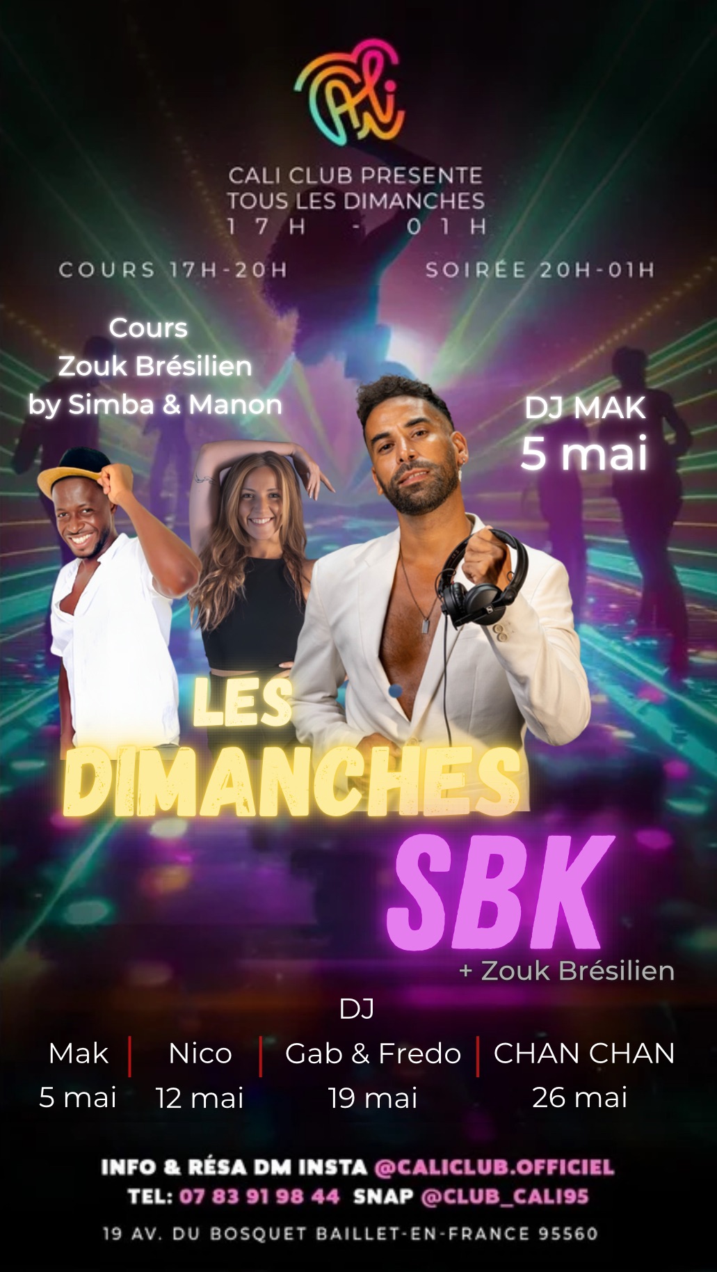 Dimanche SBK Zouk Brésilien