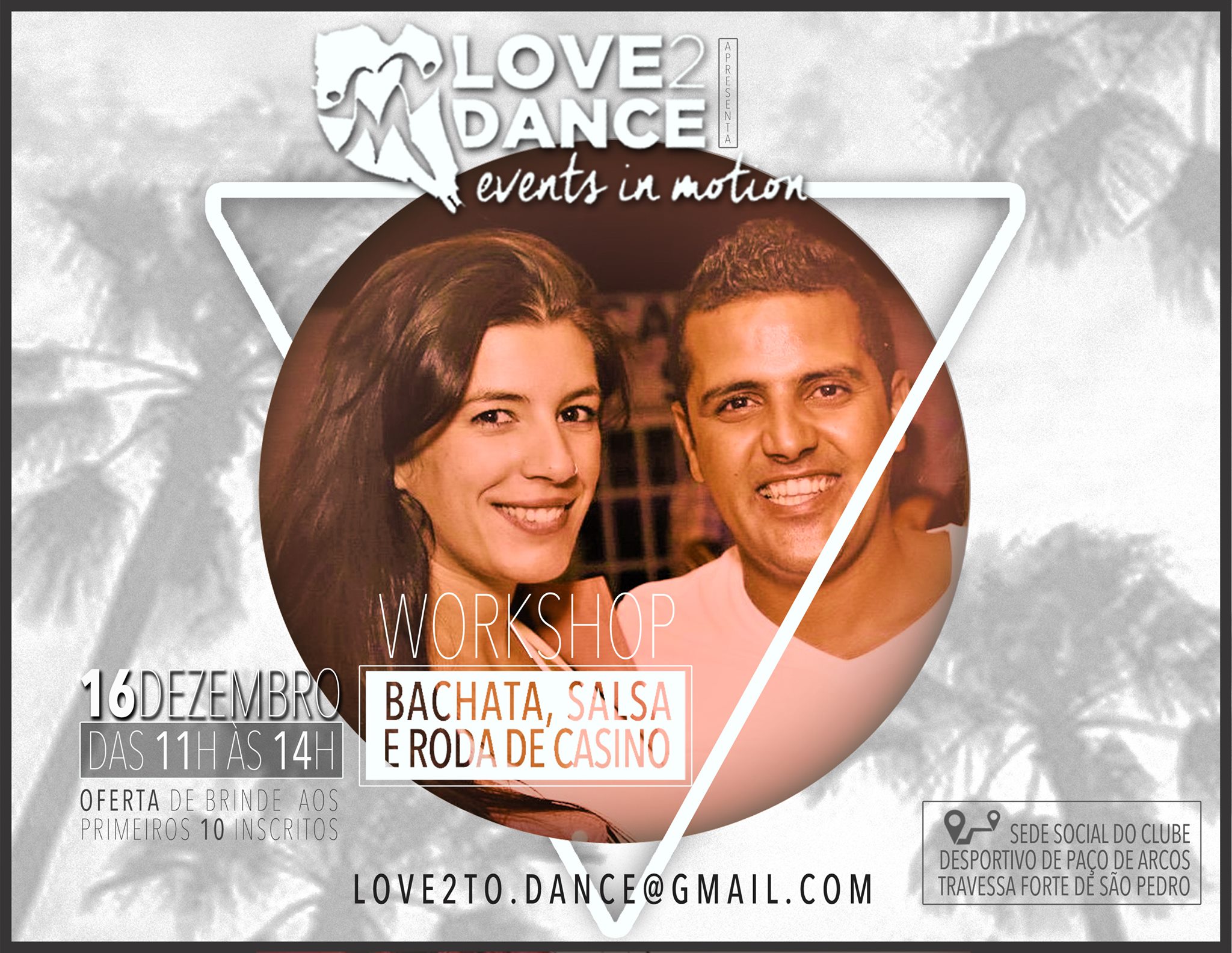 Workshop Bachata, Salsa e Roda de Casino