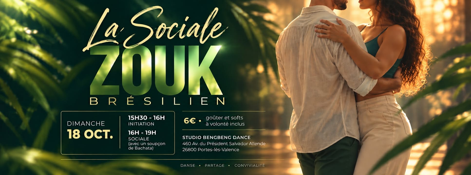 LA SOCIALE - ZOUK BRÉSILIEN 🇧🇷 à Valence