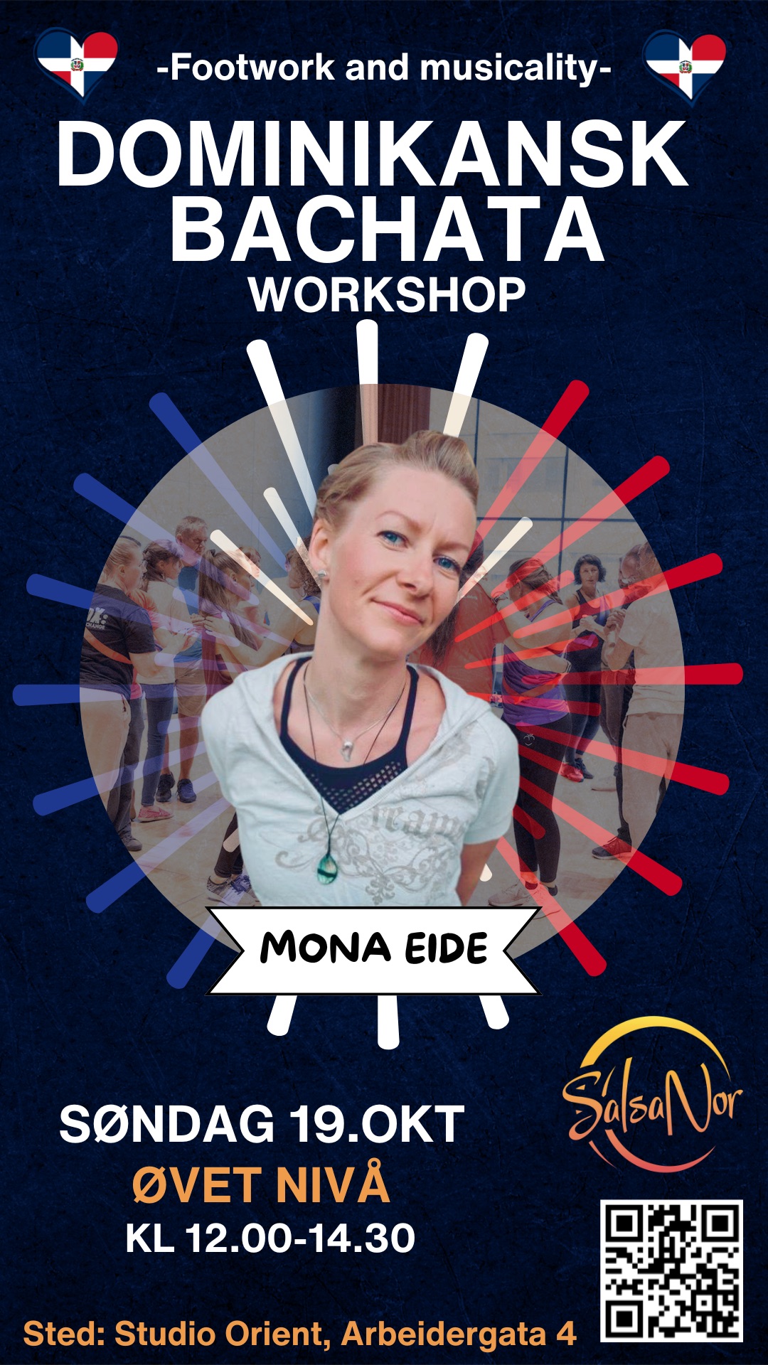 Bachata workshop med Mona Eide 💃