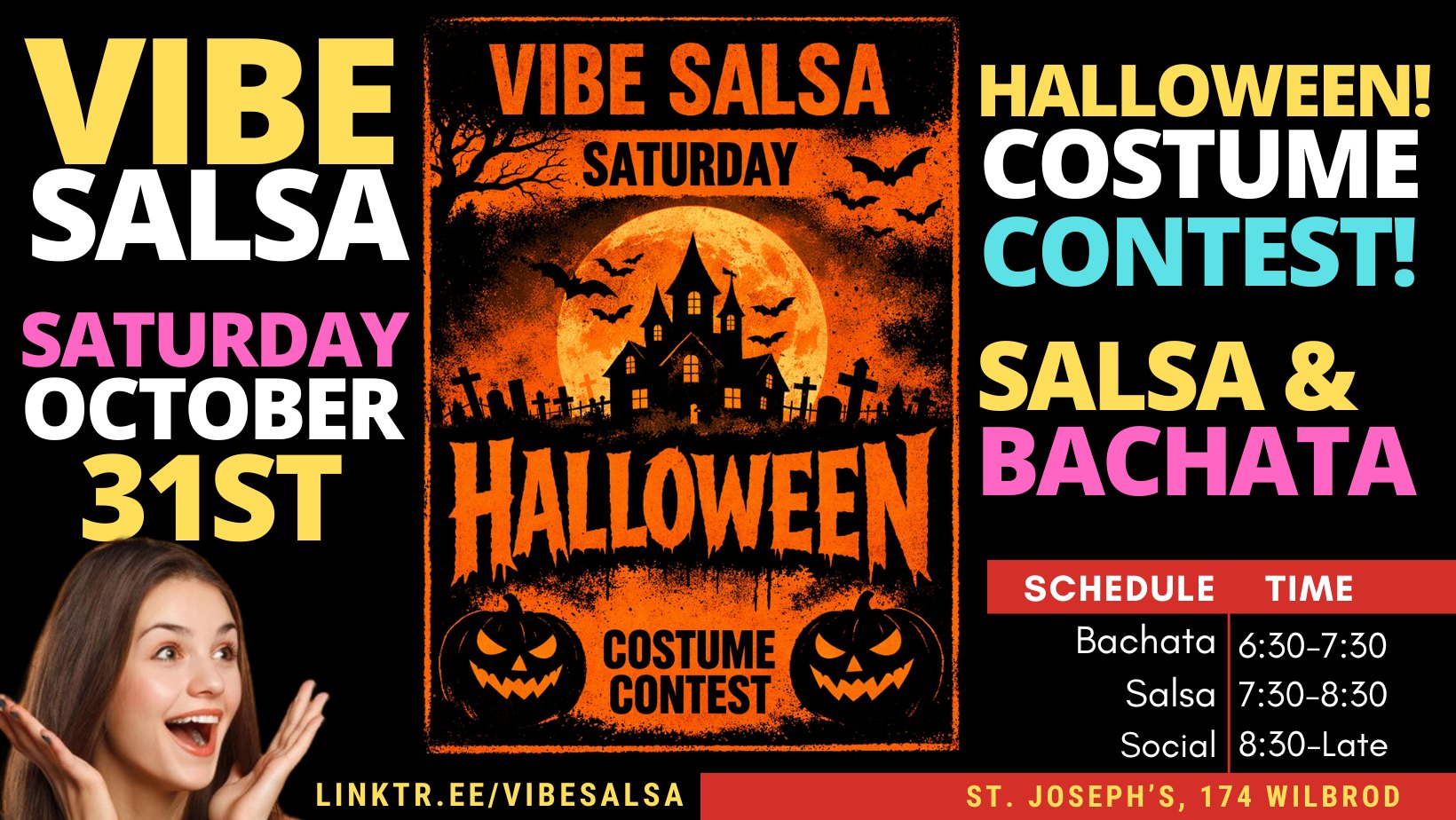 ๐จ๐Latin Dance Halloween!!๐๐บDanse Latine d'Halloween!! ๐ Costume Contest!!
