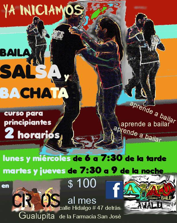 Curso de SALSA y BACHATA en CRIOS Gualupita!!!