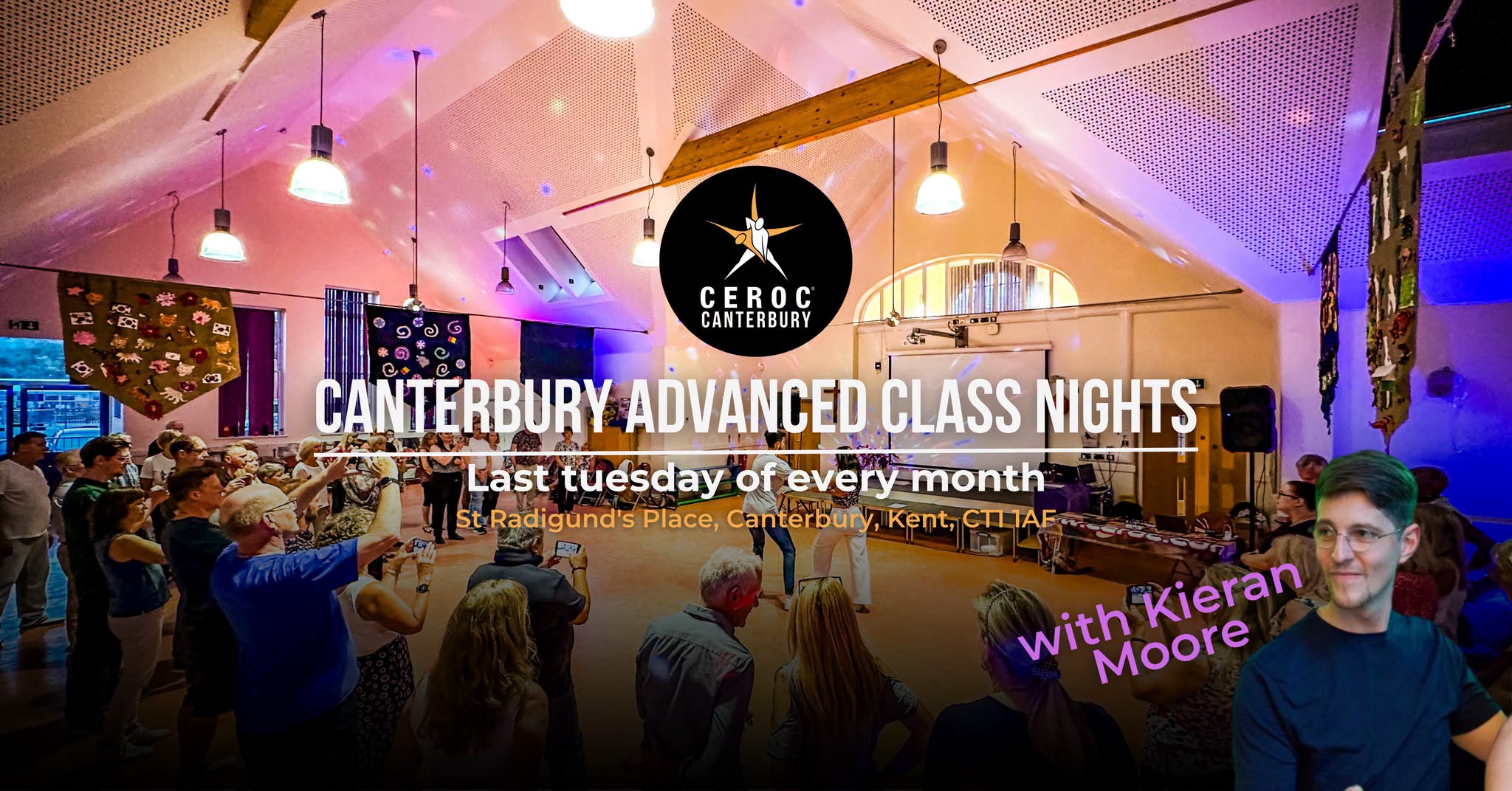 Ceroc Canterbury Advanced Class Night - Last tuesday of every month