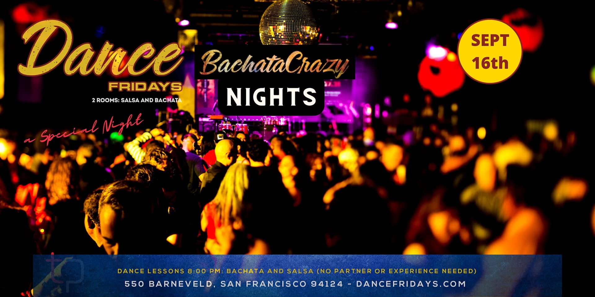 TONIGHT Dance Fridays presents a Special Bachata Takeover - Bachata, Salsa, Lessons