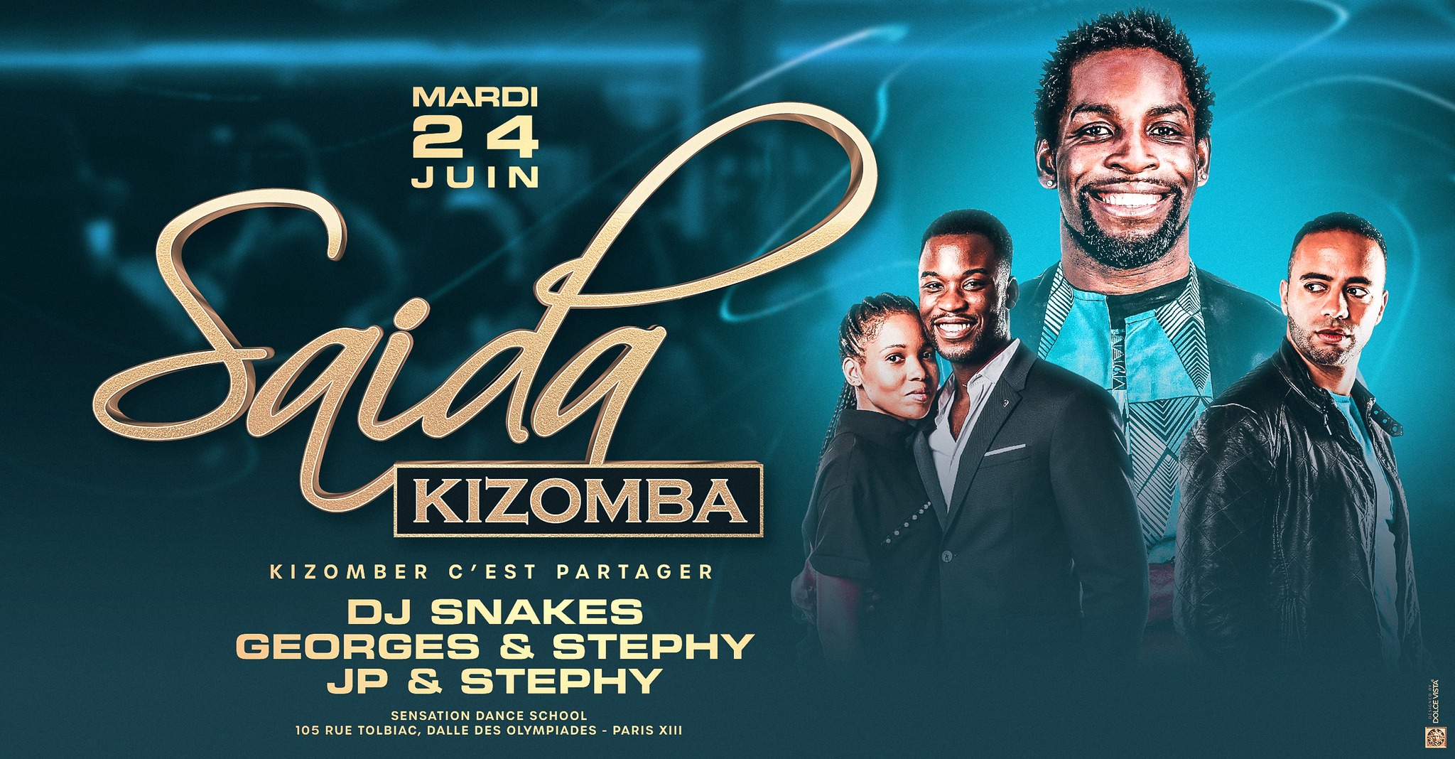 Saida Kizomba avec Snakes