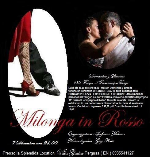 MILONGA IN ROSSO