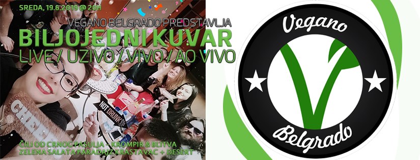 Biljojedni Kuvar Uživo u 20h - Vegano Belgrado