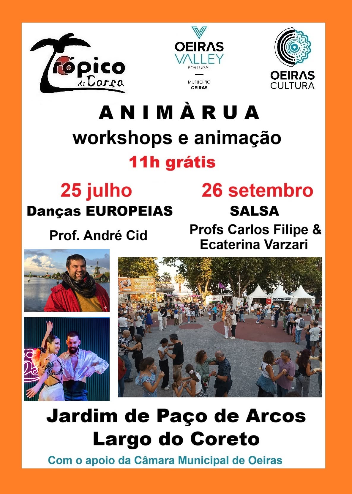 AnimàRua: Danças do Mundo, workshop de entrada livre, fáceis e divertidas!