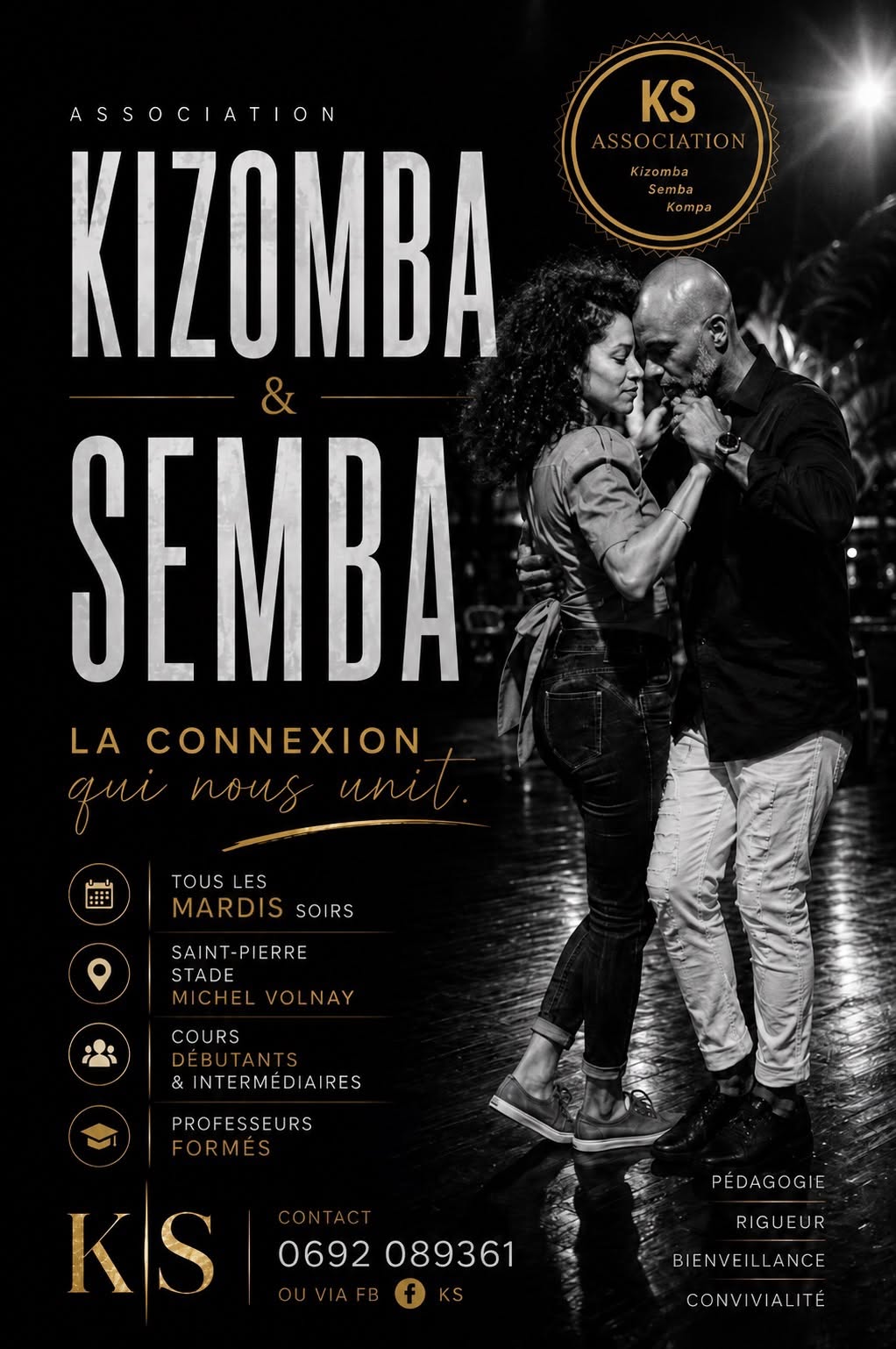 COURS KIZOMBA & SEMBA- LES MARDIS AVEC KS