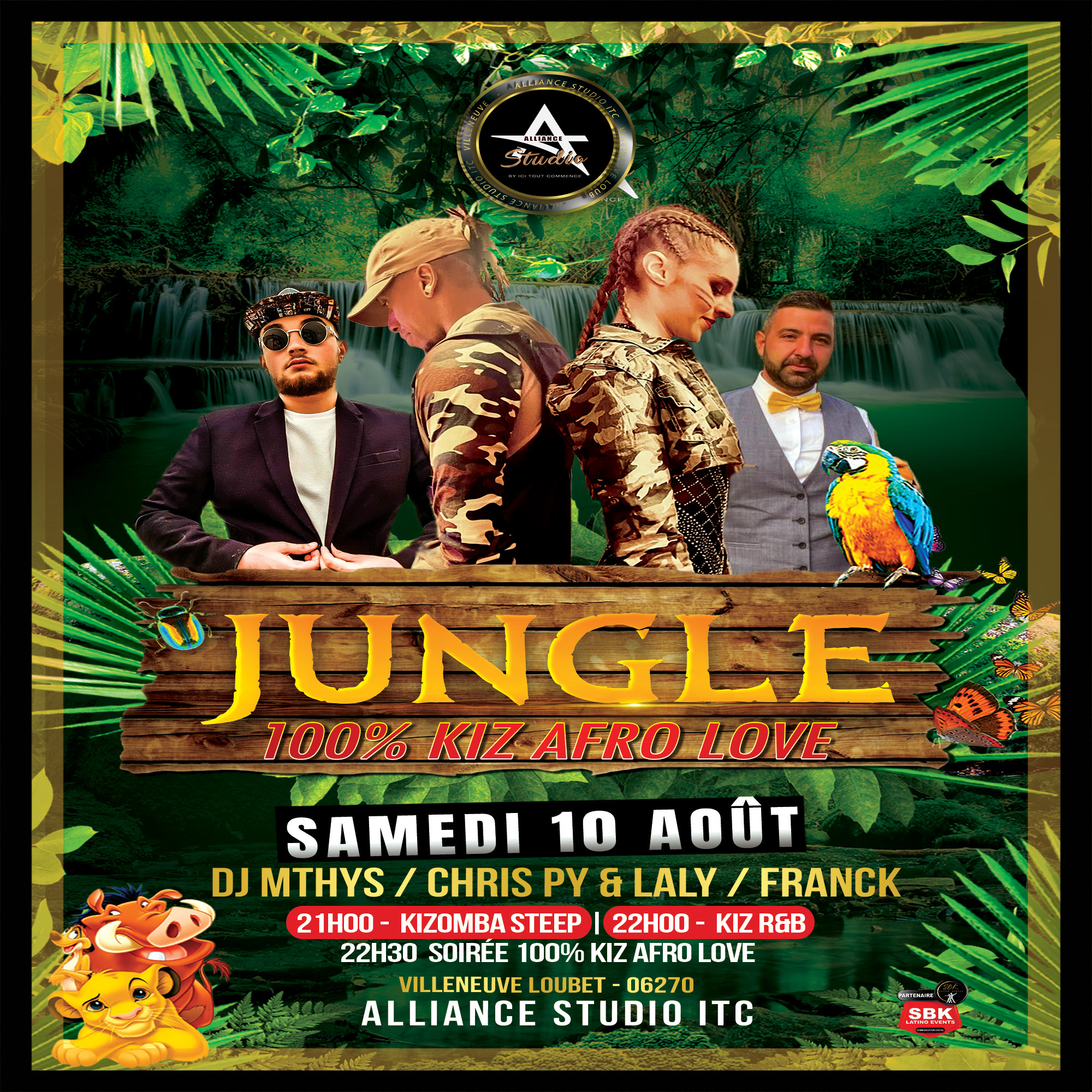 ANNULÉ 🌺COURS & SOIRÉE JUNGLE 100% KIZOMBA 1🌺