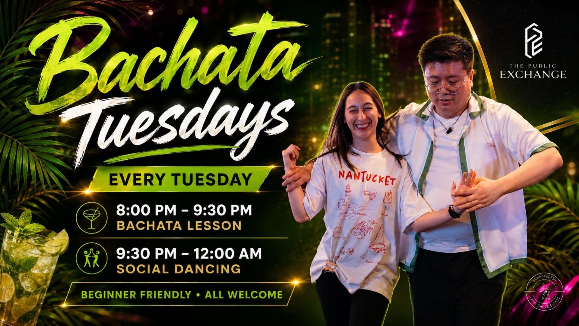 Bachata Tuesdays Dance Lesson & Social Salsa, Bachata, Kiz Zouk