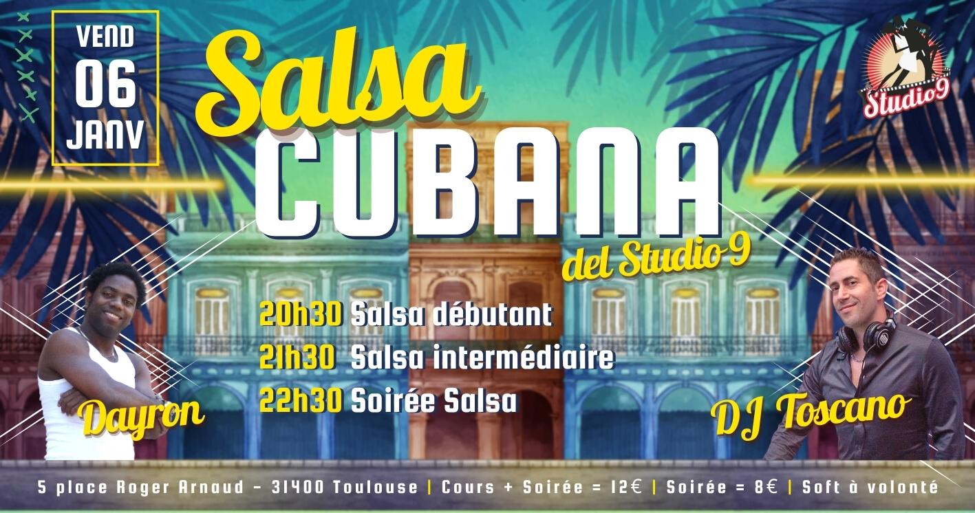 SALSA CUBANA- VENDREDI 6 JANVIER