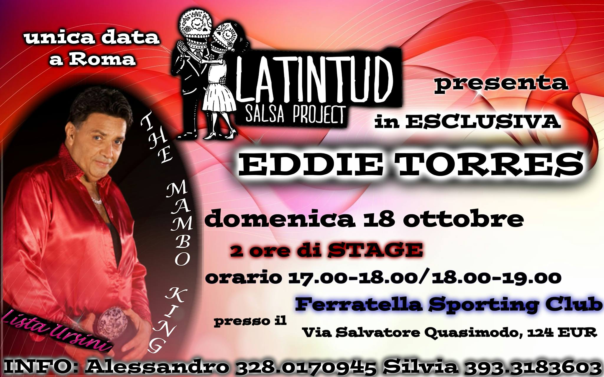EDDIE TORRES - the Mambo King a ROMA -
