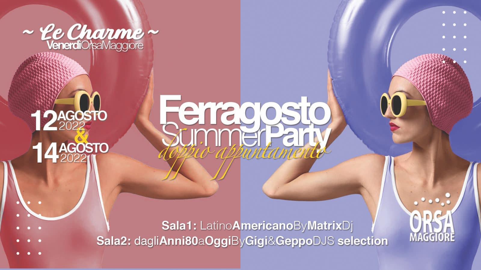 Ferragosto Summer Dance 12 14 agosto Latino + Disco