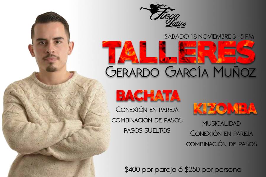 Taller de Bachata y Kizomba por Gerardo García Muñoz