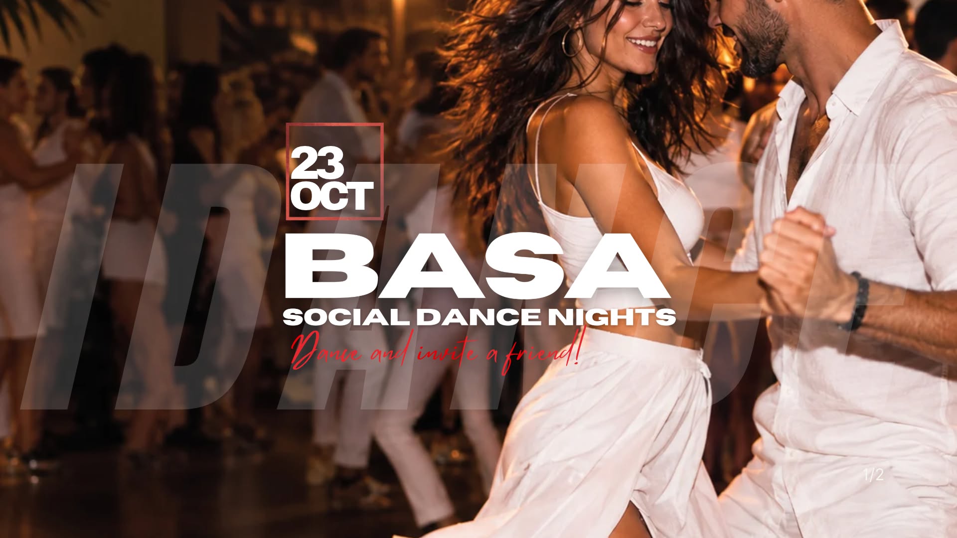 BASA (bachata & salsa) social dance night IDANCE