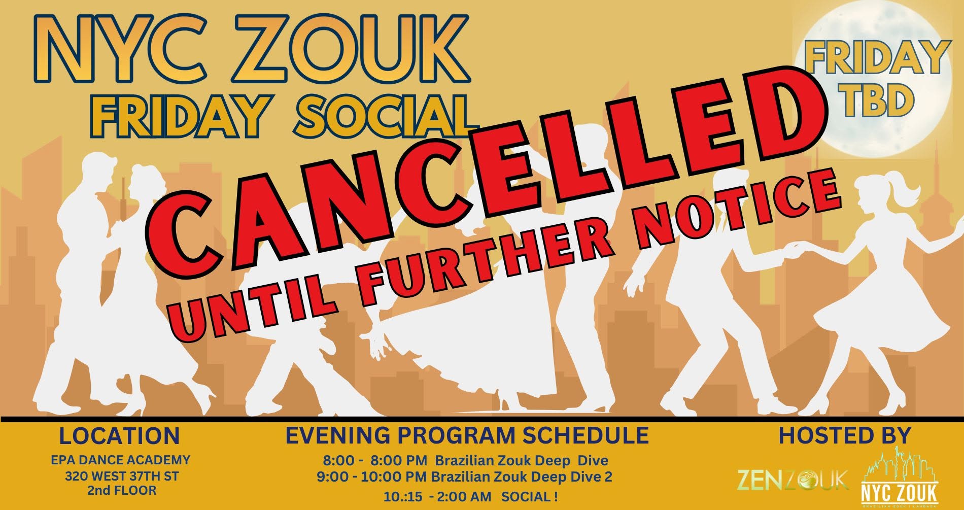 *CANCELLED* -THIRD FRIDAY OF THE MONTH SOCIAL - CLASS + SOCIAL