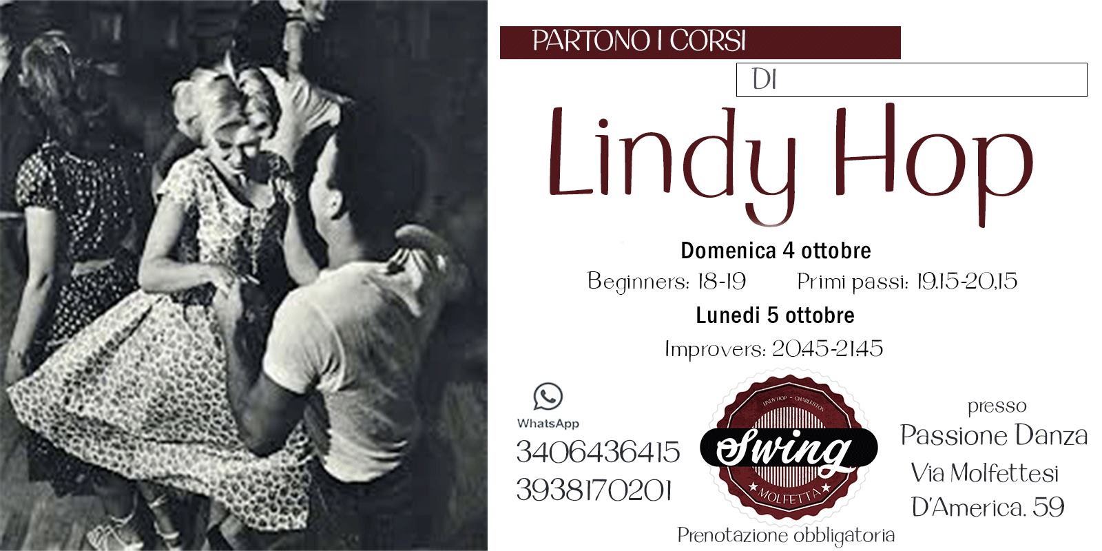 Corsi di Lindy Hop