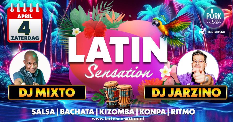 Latin Sensation Salsa Bachata Kizomba PC de Kegel Amstelveen