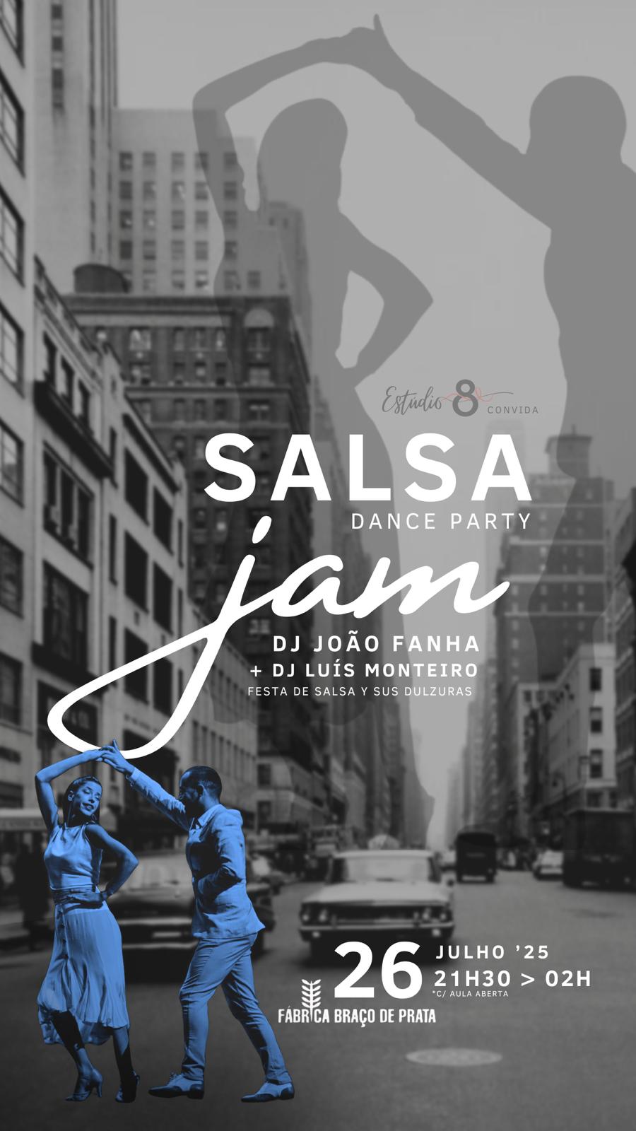 SALSA JAM Dance Party Estúdio 8 e DJ João Fanha na Fábrica do Braço de Prata (c Luis Monteiro)