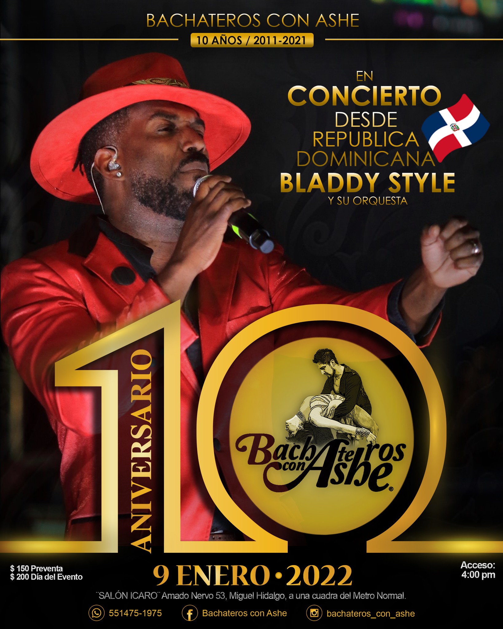 Bachateros con Ashe - Décimo Aniversario