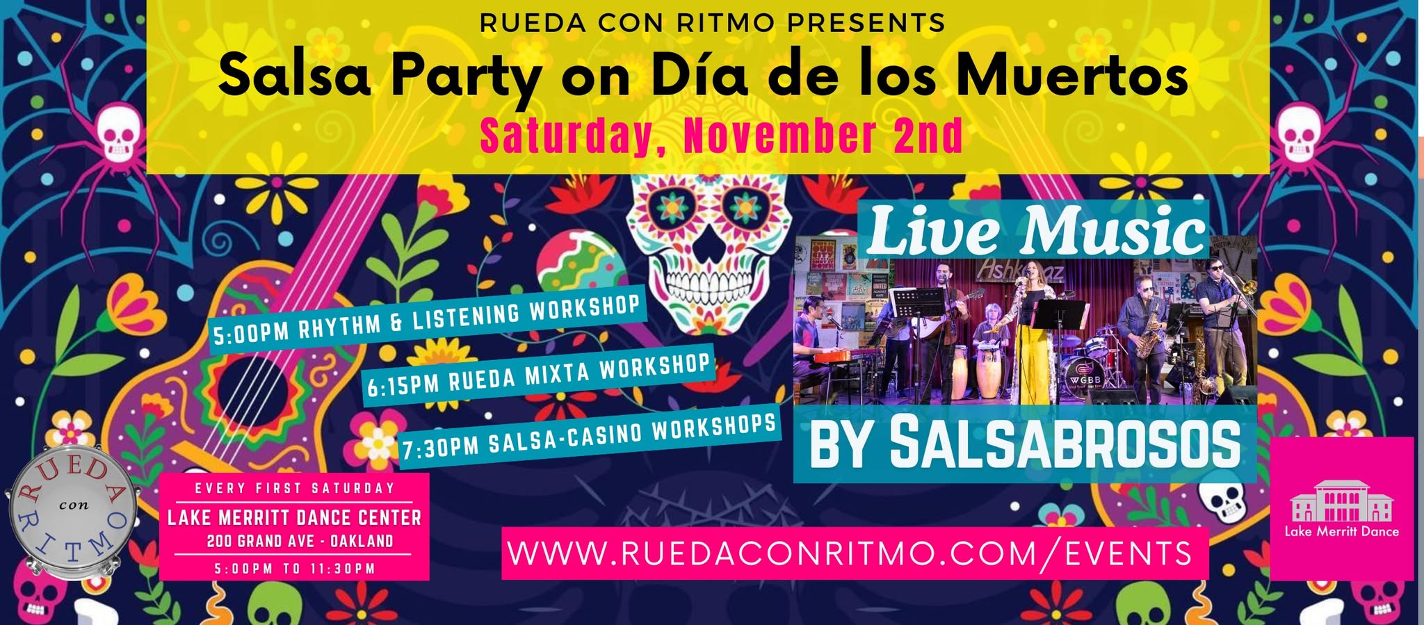 Día de los Muertos - Salsa Party with Salsabrosos
