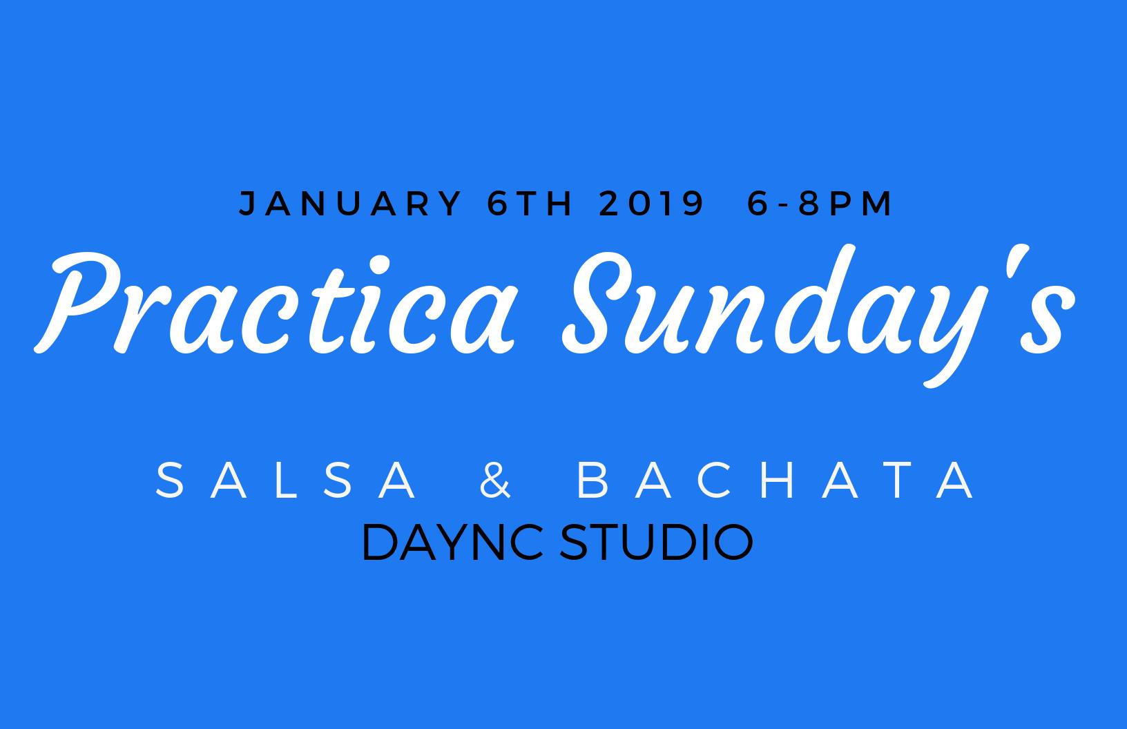 Practica Sunday's: Salsa & Bachata